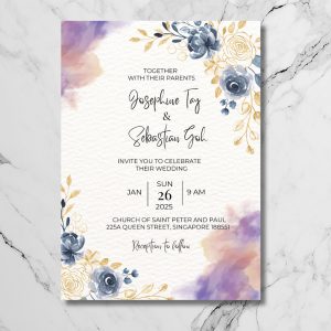 Lavender Watercolor Splash