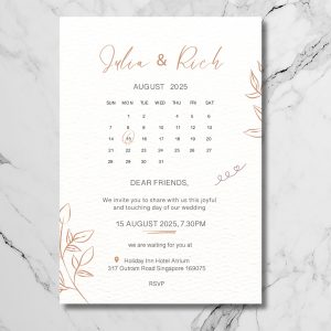 Save-the-Date Sketch